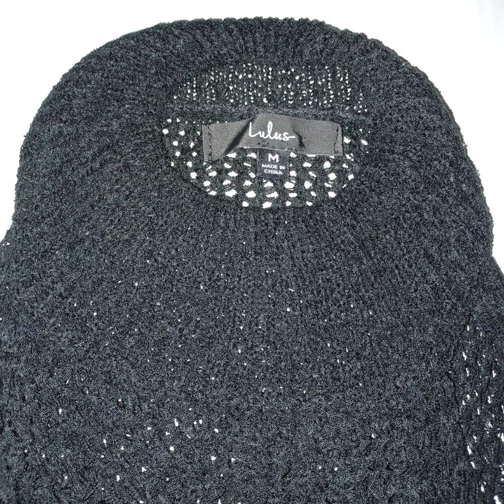 LULUS  WOMEN'S OPEN KNIT SLEEVELESS TOP - Picture 3 of 8